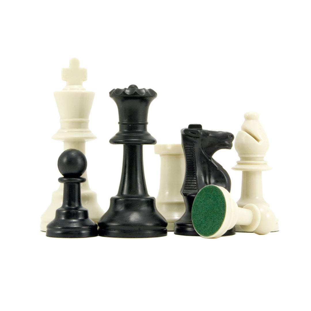 Tournament Chess Set with Roll up Board - 97mm Weighted