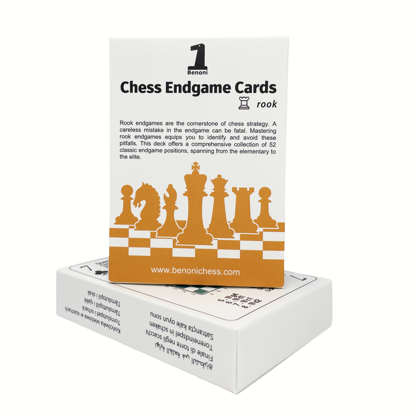 Benoni Chess Endgame Cards  - rook