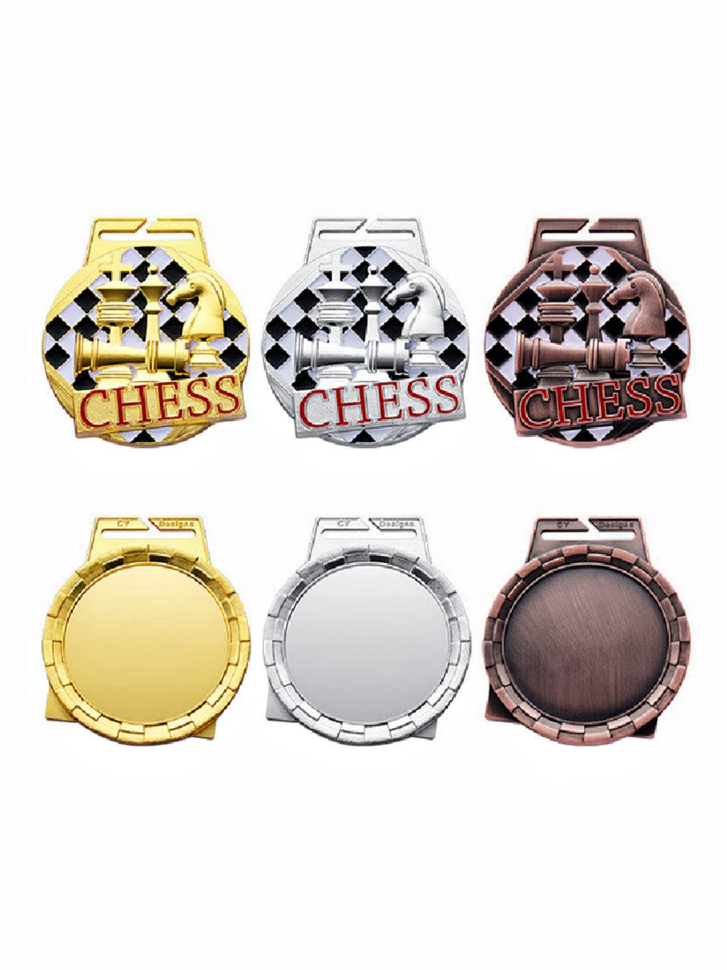 Premium Chess Medal Pack (3 pieces)