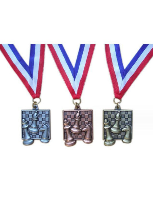 Chess Board Medal Pack - 3 pieces