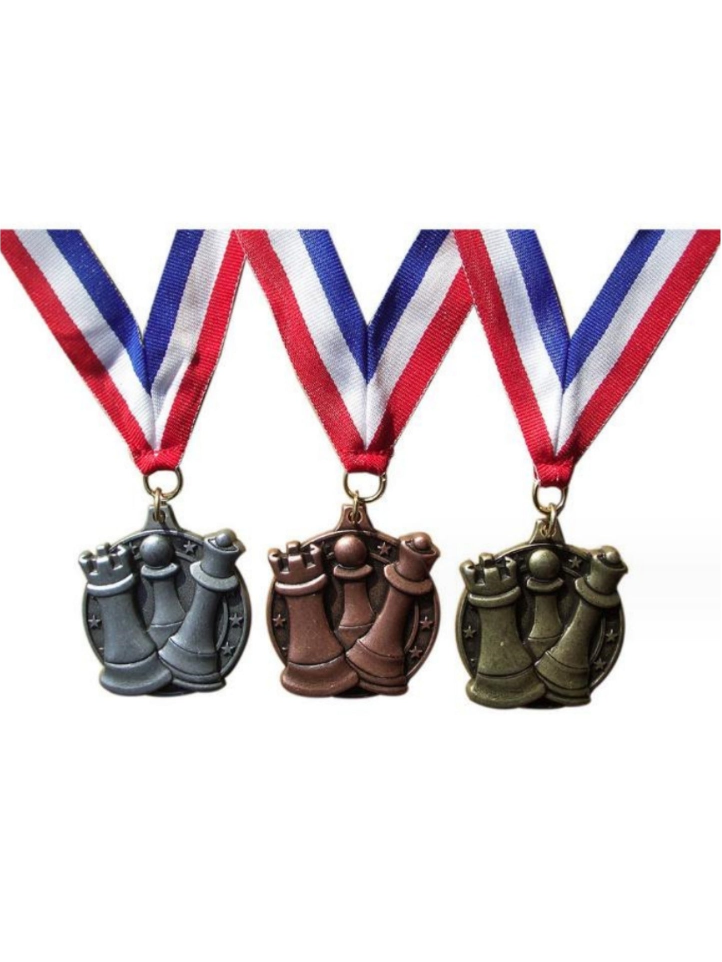 Metal Chess Medal Pack - 3 pieces