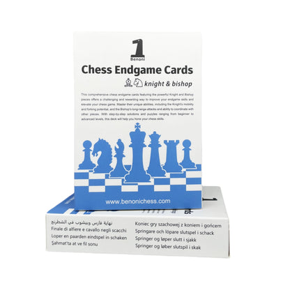 Benoni Chess Endgame Cards  - Knight&Bishop