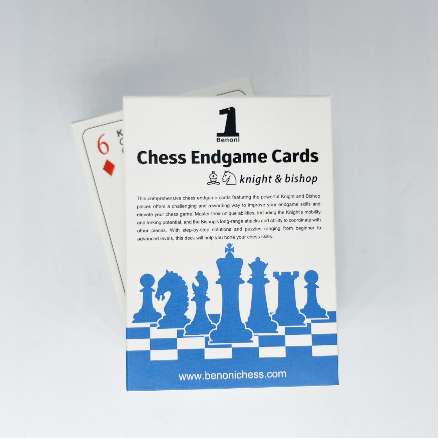 Benoni Chess Endgame Cards  - Knight&Bishop