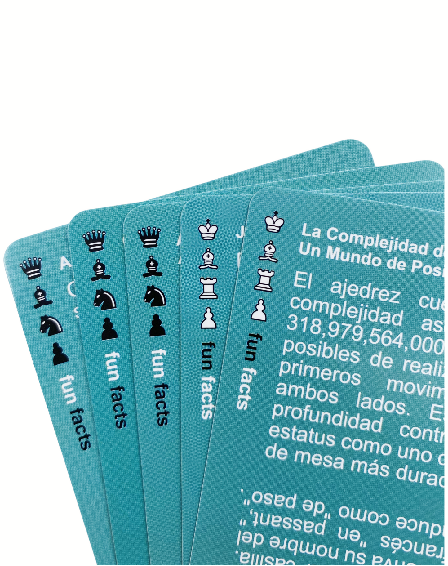 Benoni Chess Fun Facts Cards - English & Spanish