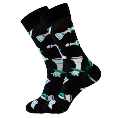 Men Chess Socks