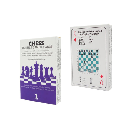 Benoni Chess Opening Cards - Queen's Gambit